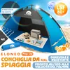 Tenda da spiaggia pop-up ELONEO con protezione UV 80+, Anteprima dell’immagine prodotto 2