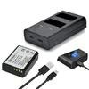 2in1 Set: Akku + USB-C Doppel Akku Dual LCD Produktbild-Vorschau 1