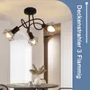 ZMH LED Deckenstrahler 3 Flammig Schwarz Deckenlampe Produktbild-Vorschau 7