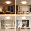 24W LED Deckenleuchte Ultra Dünn Quadrat Deckenlampe Produktbild-Vorschau 8