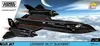 A box for a COBI Lockheed SR-71 Blackbird model kit, showing the assembled model flying in the sky. Voir les images du produit