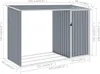 vidaXL vidaXL - Brandhoutschuur - 245x98x159 - cm - Produktbild-Vorschau 15