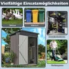 Metalowa szopa ogrodowa COSTWAY, 150 x 90,5 x 185 cm | 1,5 Podgląd zdjęcia produktu 4