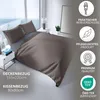 Bettwäsche 155x220 cm Baumwolle Luxus Satin 300 TC Produktbild-Vorschau 3