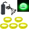 5*1m EL Kabel Neon Lichtschnur Leuchtschnur LED Licht Produktbild-Vorschau 1