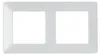 Premium Double Frame for Switch Socket White DR2/11 CONTACT Voir les images du produit 11