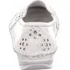 Gemini Damen Slipper Ballerina Leder Cutouts Blumenmuster Produktbild-Vorschau 21