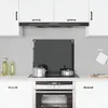 vidaXL Panel kuchenny czarny 70x60 cm szkło hartowane Podgląd zdjęcia produktu 1