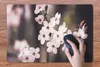 MuchoWow® Schreibtischunterlage Blumen - Weiß - Natur - Produktbild-Vorschau 3