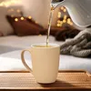 Kaffeetassen 4er Set einfarbig gerippt Pastellfarben Rillen Produktbild-Vorschau 4