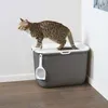 SAVIC HOP Anthrazit mit Weißem Deckel – Katzentoilette – 58 Produktbild-Vorschau 16