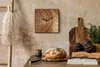 Wohnzimmer Leinwand Uhr Geräuschlos Küche 30x30 Baum, Holz, Produktbild-Vorschau 2