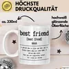 Bester Freund Beste Freundin Geschenk Tasse Definition Produktbild-Vorschau 3