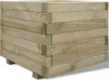 vidaXL Podwyższone łóżko 50x50x40 cm drewniane kwadratowe Podgląd zdjęcia produktu 1