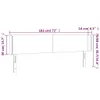 LED Kopfteil Dunkelgrün 183x16x78/88 cm Samt Produktbild-Vorschau 6