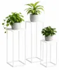 DanDiBo Tabouret pour fleurs Métal Blanc Angulaire Support Voir les images du produit 10