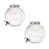 2er Set Glas Getränkespender 5,5 Liter mit Zapfhahn & Produktbild-Vorschau 1