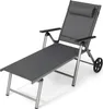 GOPLUS Liegestuhl Outdoor, klappbare Sonnenliege mit 2 Produktbild-Vorschau 1