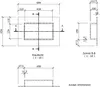 Technical drawings and dimensions of a building product. Voir les images du produit