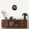 Wanduhr - Rund - Glasuhr - Disco Musik Tanz Spaß - 30x30cm Produktbild-Vorschau 7