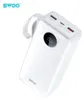 Bwoo Power Bank 22,5W 30000 Mah Z Wyświetlaczem Lcd Biały Podgląd zdjęcia produktu 3