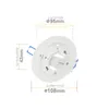 Sweet LED Einbaustrahler Flach GX53 Alu rund weiß matt 230V Produktbild-Vorschau 5