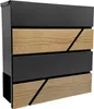 Buzón Relaxdays, con apariencia de madera, con Vista previa de la imagen del producto 1