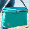 Termotaška Turistická Plážová Picnic Lunch 8 L Turquoise Náhľad obrázku produktu 9