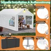 UISEBRT 3x6m Premium Partyzelt Pavillon mit Seitenteilen, Produktbild-Vorschau 3