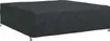 vidaXL Copridivano nero a tinta unita 260 x 260 x 70 cm Anteprima dell’immagine prodotto 1