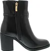 A black leather boot shown from the side. Produktbild-Vorschau