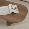 Stolik kawowy z zaokrąglonym blatem, długość 130 cm - Podgląd zdjęcia produktu 7