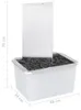vidaXL Gartenbrunnen mit Pumpe Edelstahl 76 cm Dreieckig Produktbild-Vorschau 8