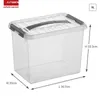Sunware Aufbewahrungsbox 9L transparent 30 x 20 x 22 cm Produktbild-Vorschau 2