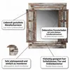 Mucola Wandspiegel mit Fensterläden Spiegel Bilderrahmen Produktbild-Vorschau 5