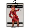 A product package for a costume, featuring a model wearing the costume. Produktbild-Vorschau
