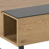 Table basse « Azalea » en noir, MDF, acier - 110 x 35 x 60 Voir les images du produit 10