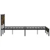 vidaXL Metallbett ohne Matratze Räuchereiche 180x200 cm Produktbild-Vorschau 5