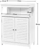 GOPLUS Badezimmerschrank, Badeschrank mit verstellbarem Produktbild-Vorschau 5