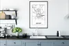 MuchoWow® Gerahmtes Poster Karte - Erfurt - Stadtplan 60x90 Produktbild-Vorschau 4