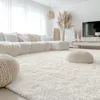 Hochflor Teppich Wohnzimmer 200x280 cm Creme 3,5 cm Flor Produktbild-Vorschau 5