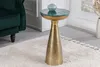 Beistelltisch 55cm Marmor Gold Design Tisch Modern Produktbild-Vorschau 2