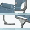 Sonnenliege klappbar – Gartenliege aus Aluminium mit 5-fach Produktbild-Vorschau 5