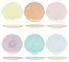 A collage of multiple plates in different colors and angles. Podgląd zdjęcia produktu