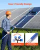 VEVOR 2 v 1 teleskopická kefa na čistenie solárnych Náhľad obrázku produktu 6