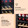 Klarstein Bovella 27 Duo+ vinotéka, 2 zóny, 74l, 27 lahví Náhled obrázku produktu 6
