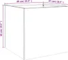 vidaXL Pflanzkübel Anthrazit 49x47x46 cm Stahl Produktbild-Vorschau 7