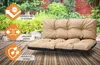 Palettenkissen Outdoor Waschbar - Set: 40x120 cm + 80x120 Produktbild-Vorschau 3