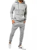Dstreet Mens Trainingsanzug Jewan hellgrau XXL Produktbild-Vorschau 3