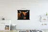 MuchoWow® Textilposter Schottisches Hochlandrind - Fell - Produktbild-Vorschau 2